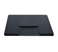 TT-YEC Tappetino Antiscivolo Per Sedia Da Barbiere Da Salone, Tappetino Per Sedia Da Barbiere Nero Extra Large, Tappetino Comfort Per Ufficio, Adatto Per Basi Rotonde E Quadrate,D