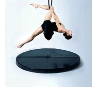 TT-YEC Tappetino da Ballo Pieghevole, Anti-Caduta E Antiscivolo, Realizzato in Schiuma EPE Spessa 10 Cm, Tappetino Rotondo Anti-Caduta per Pole Dance, Tappetino per Yoga Domestico,F l150cm/59.05in