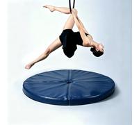 TT-YEC Tappetino da Ballo Pieghevole, Anti-Caduta E Antiscivolo, Realizzato in Schiuma EPE Spessa 10 Cm, Tappetino Rotondo Anti-Caduta per Pole Dance, Tappetino per Yoga Domestico,D l150cm/59.05in