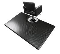 TT-YEC Tappetino Per Salone 150X90 Cm, Tappetino Comfort Per Pavimento Antiscivolo, Comodo Tappetino Ergonomico Per Parrucchiere, Ritaglio Circolare Sotto La Poltrona Da Parrucchiere,C