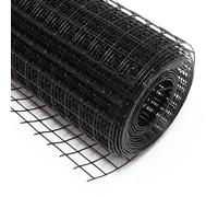 TT2.47€/m Rete metallica quadrata acciaio zincato 19x19mm 50cmx10m nero Rete per