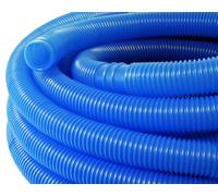 Wiltec Tubo per Piscina Blu, 12 m ø 38 mm, sezionabile Ogni 1,5 m, Galleggiante, in Resina 190 g/m Made in EU