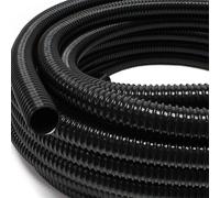 TT2.55€/m Tubo di aspirazione flessibile nero 50 m Ø 38 mm (1 1/2″) con spirale