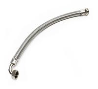 TT60.82€/m Tubo flessibile intrecciato acciaio inox 0,5m DN25 33,7mm rete idrica