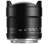 TTArtisan APS-C - Obiettivo con corpo in metallo F2, 10 mm, compatibile con attacco M43, colore: Nero