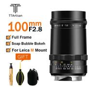 TTartisan 100mm F2.8 Full Frame Soap Bubble Bokeh Lens for Leica M Mount M6 M240
