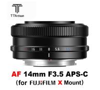 TTArtisan 14mm F3.5 APS-C Wide Angle Auto Focus Lens for Fujifilm Fuji X Cameras