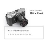 TTartisan 17mm F1.4 APS-C Wide Angle Manual Lens for X/E/Z/M43/L M4/3 MTF mount