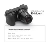 TTartisan 17mm F1.4 APS-C Wide Angle Manual Lens for X/E/Z/M43/L M4/3 MTF mount