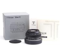 TTArtisan 2/50Mm Nero Per Micro 4/3 MFT Panasonic Olympus