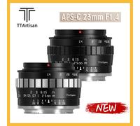 TTArtisan 23mm F1.4 APS-C Manual Focus Lens for Sony Canon Nikon M43 Fuji Camera