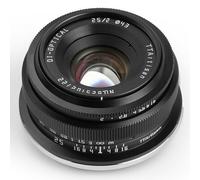 TTArtisan APS-C - Obiettivo con corpo in metallo F2, 25 mm, compatibile con attacco Sony E, colore: Nero