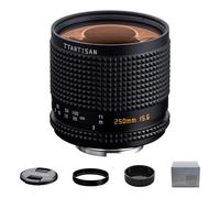 TTartisan 250 mm F5.6 Reflex M42 Mount Manual Telephoto Lens,Fantasy Doughnut Bokeh, 2 m Closest Focus Distance, with Lens Hood, add Adapter Easily Compatible with Fuji, Canon, Nikon, Hasselblad