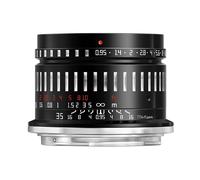 TTArtisan 35 mm f/0,95 per fotocamera Nikon attacco Z (APS-C) = nero x argento =