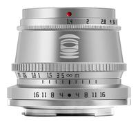 TT Artisan 35 mm F1.4 APS-C - Connettore obiettivo Fuji X Mount Silver con messa a fuoco manuale, argento