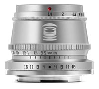 TT Artisan 35 mm F1.4 APS-C - Connettore obiettivo Fuji X Mount Silver con messa a fuoco manuale, argento