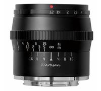 TT Artisan 50 mm F1.2 APS-C connettore Leica L Sigma Panasonic Black messa a fuoco manuale struttura ottica 11 elementi in 7 gruppi