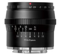TTArtisan F1.2 APS-C M43 - Obiettivo a messa a fuoco manuale per fotocamere Olympus Micro 4/3, tipo EPM1, EPM2, EPL1, EPL2, EPL3, EPL5, EPL6, EPL7, EPL8, EPL9, E-P1, E-P2, E-P3, E-P5, E-P6