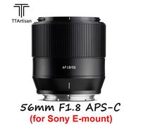 TTArtisan 56mm F1.8 Auto Focus Large Aperture Lens for Sony E Camera Aps-c
