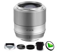 TTArtisan 56mm F1.8 E-Mount Autofocus APS-C Prime Lens per Sony E-Mount fotocamere A6000 A6100 A6300 A6400 A6500 A6600 NEX-3 NEX-3N NEX-3R NEX-5N NEX-5T NEX-5R NEX-5 NEX-7 NEX5C ZVE-10 FX30- Argento