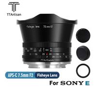 TTartisan 7.5mm F2.0 MF Fisheye Lens for Sony NEX E-mount A6300 A6500 A7 A7R A9