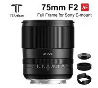 TTArtisan 75mm F2.0 Auto Focus Full Frame Portrait Lens for Sony E-mount Cameras