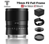 TTArtisan 75mm F2.0 Full Frame Large Aperture Auto Focus Lens for Nikon Z Mount