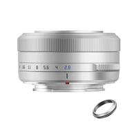 TTARTISAN AF 27mm F2.8 Obiettivo per Fujifilm, Auto Focus Design Leggero Obiettivo Compatibile con Fuji X-Mount Fotocamere XS10 X-A5 X-A7 X-M1 X-M2 X-E4 X-T1 X-T10 X-T2(Argento)
