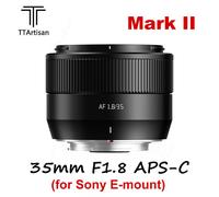 TTArtisan AF 35mm F1.8 Mark II APS-C STM Auto Focus Lens for Sony E-mount Camera