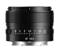 TTARTISAN AF 40 mm F2 FE Obiettivo Full Format per Sony E, messa a fuoco automatica, compatta e leggera, compatibile con fotocamere Sony E-Mount