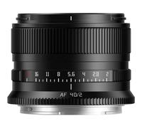TTArtisan Autofocus - Obiettivo F2.0 da 40 mm con corpo in metallo, compatibile con attacco Nikon Z (full frame), colore: Nero
