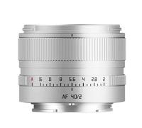 TTArtisan AF 40 mm f/2 Sony attacco FE argento