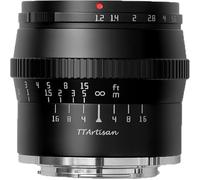 TTArtisan APS-C 50mm f1.2 MFT Nero