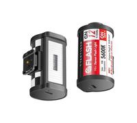 TTARTISAN Mini flash M01 per fotocamera, stile retrò, GN12, 5600 K, 4 livelli, contatto singolo, per la maggior parte delle fotocamere (flash per fotocamera)