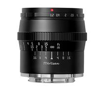 TTArtisan Obiettivo 50mm F1.2 Fotocamere APS-C Obiettivo Messa a fuoco manuale Compatibile con fotocamera EOS M Mount M1 M2 M3 M5 M6 M6l M10 M100 M50.(Nero)