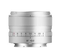 TTARTISAN Obiettivo AF 40mm F2 Full Format Per Nikon Z, Autofocus Compatto E Leggero, Compatibile Con Nikon Z Mount Fotocamere (argento)