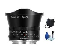 TTArtisan Obiettivo Fisheye F2 APS-C da 7,5 mm 180° Ultra Grandangolare Grande Apertura Messa A Messa a Fuoco Manuale per Fuji X Fotocamera XT10 XT20 XT3 XT30 XT4 XT100 XE3 XA1 XA2 XA3 XPRO2 XS10
