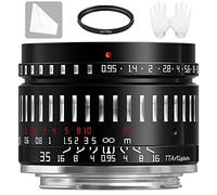 TTArtisan Obiettivo fisso manuale da 35 mm F0.95 APS-C per fotocamere Sony E-Mount A5000 A5100 A6000 A6100 A6300 A6400 A6500 A6600 NEX-3 NEX-3N NEX-3R NEX-5T NEX-5R NEX-5 NEX-5N NEX-5N NEX-5N 7 NEX5 C