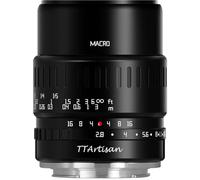 TTArtisan Obiettivo macro F2.8 da 40 mm con corpo in metallo compatibile con attacco Micro Quattro Terzi, nero