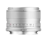 TTARTISAN Obiettivo per fotocamera AF 40 mm F2, versione argento, full frame, messa a fuoco automatica, obiettivo da passeggio, design leggero (per Sony E)