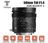 TTartisan Tilt 50mm F1.4 Full Frame Lens for Sony E-mount a7III a7R a7RIII a7S