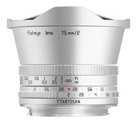 TTArtisan 7,5 mm f/2,0 Fisheye, argento MFT