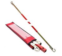 Wiltec Barra di Traino 180cm 2,5t per trainare Auto Veicoli in avaria Asta da rimorchio 180cm