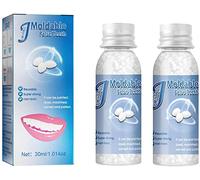 TTBDBFH 1/2/3Pcs Tooth Repair Granules Tooth Temporary Repair Kit Moldable Fake Teeth Tooth Repair Solid Gel Repair Granules for Teeth Gap Tooth Hole Broken Tooth