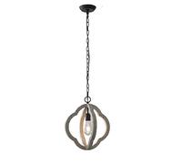 TTBDDDYH Apparecchi di illuminazione a sospensione in fattoria in legno, lampadari industriali Swag Lampada da soffitto a sospensione per cucina Isola Sala da pranzo Camera da letto Foyer Corridoio La