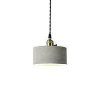 TTBDDDYH Lampada a sospensione in cemento in stile industriale retrò nordico Lampada a sospensione a testa rotonda in cemento creativo Lampada a sospensione ndustrial, Lampadario regolabile in altezza