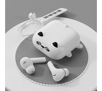 Ttbesmi Carino Kids True Wireless Earbuds Ragazze Ear Buds per Bambini per la Scuola Auricolari con Custodia per iPhone Android Kawaii Cuffie Kid Bluetooht Auricolari per piccoli canali auricolari