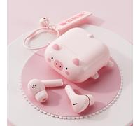 Ttbesmi Carino Kids True Wireless Earbuds Ragazze Ear Buds per Bambini per la Scuola Auricolari con Custodia per iPhone Android Kawaii Cuffie Kid Bluetooht Auricolari per piccoli canali auricolari