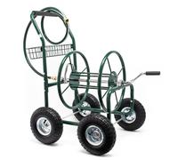 TTCarrello avvolgitubo XPOtool 16mm Tubo da giardino 76m Attacco 19mm 4 ruote