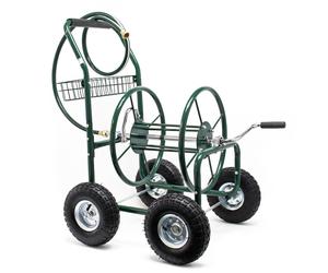TTCarrello avvolgitubo XPOtool 16mm Tubo da giardino 76m Attacco 19mm 4 ruote